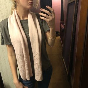 Scarf- Light Pink Knit